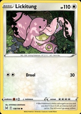 Lickitung 138/196 Lost Origin Ungraded