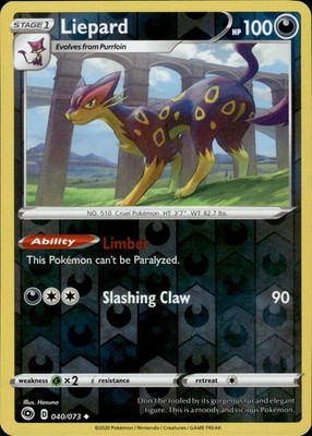 Liepard 040/073 Champion's Path Ungraded