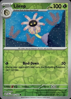Lileep 5/142 Stellar Crown Ungraded