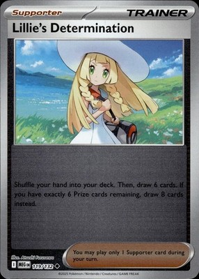 Lillie's Determination 192/217 ME: Ascended Heroes Ungraded