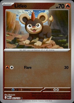 Litleo 023/132 Mega Evolution Ungraded