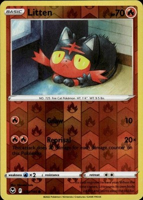 Litten 030/195 Silver Tempest Ungraded