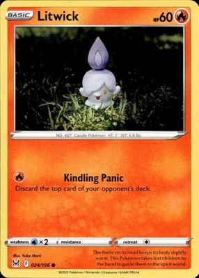 Litwick 024/196 Lost Origin Ungraded