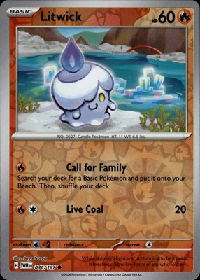 Litwick 036/167 Twilight Masquerade Ungraded