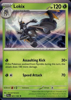 Lokix 021/193 Paldea Evolved Ungraded