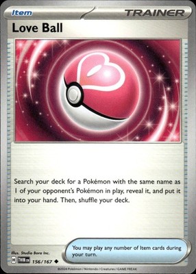 Love Ball 156/167 Twilight Masquerade Ungraded