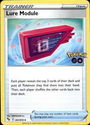 Lure Module 067/078 Pokemon GO Ungraded