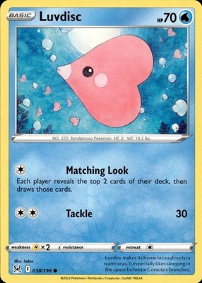 Luvdisc 038/196 Lost Origin Ungraded