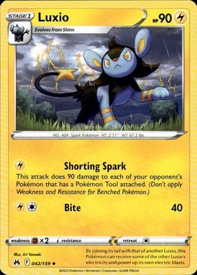 Luxio 042/159 Crown Zenith Ungraded