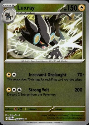 Luxray 028/088 Perfect Order Ungraded