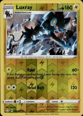 Luxray 033/072 Shining Fates Ungraded