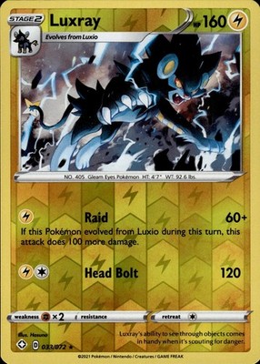 Luxray 033/072 Shining Fates Ungraded