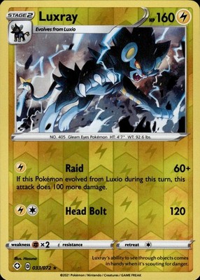 Luxray 033/072 Shining Fates Ungraded