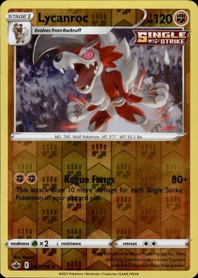 Lycanroc 087/198 Chilling Reign Ungraded