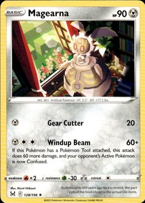 Magearna 128/196 Lost Origin Ungraded