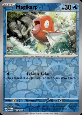 Magikarp 129/165 151 Ungraded