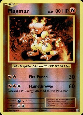 Magmar 20/108 Evolutions Ungraded