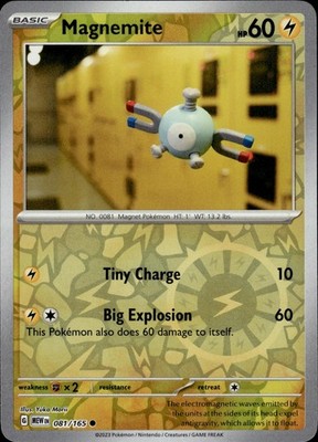 Magnemite 081/165 151 Ungraded