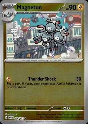 Magneton 046/132 Mega Evolution Ungraded