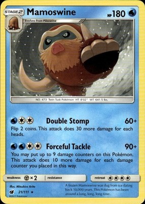 Mamoswine 21/111 Crimson Invasion Ungraded