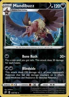 Mandibuzz 120/192 Rebel Clash Ungraded