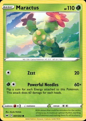 Maractus 007/202 Sword & Shield Ungraded