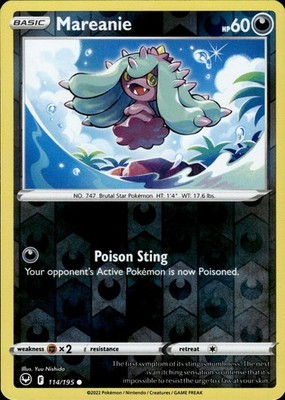 Mareanie 114/195 Silver Tempest Ungraded