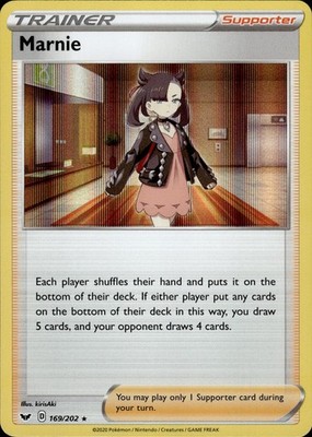 Marnie 169/202 Sword & Shield Ungraded