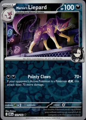 Marnie's Liepard 131/182 Destined Rivals Ungraded