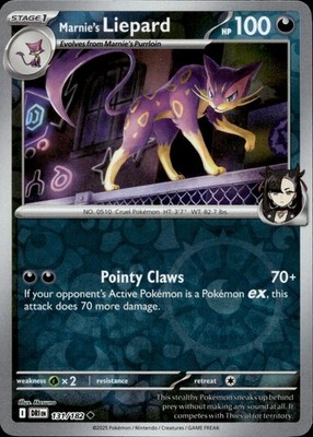Marnie's Liepard 131/182 Destined Rivals Ungraded