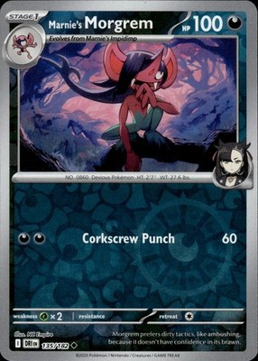 Marnie's Morgrem 135/182 Destined Rivals Ungraded