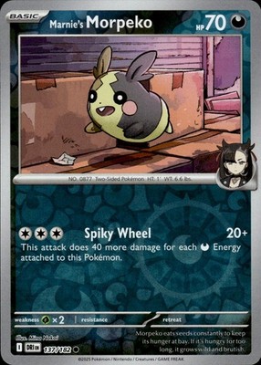 Marnie's Morpeko 137/182 Destined Rivals Ungraded