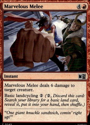Marvelous Melee 549 Commander: Marvel Super Heroes Ungraded