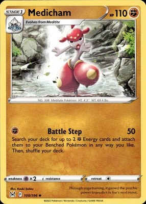 Medicham 100/196 Lost Origin Ungraded