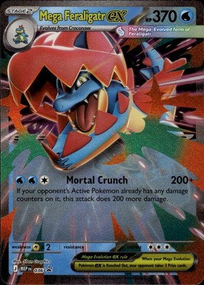 Mega Feraligatr ex 036 Jumbo Cards Ungraded