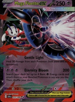 Mega Floette ex 035/086 Chaos Rising Ungraded