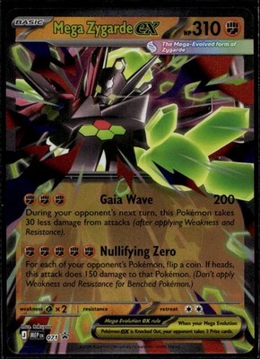 Mega Zygarde ex 071 ME: Mega Evolution Promo Ungraded