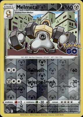 Melmetal 046/078 Pokemon GO Ungraded