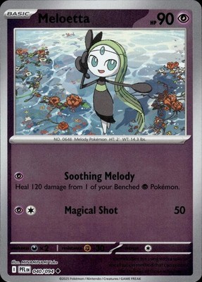 Meloetta 040/094 Phantasmal Flames Ungraded