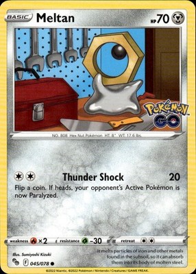 Meltan 045/078 Pokemon GO Ungraded
