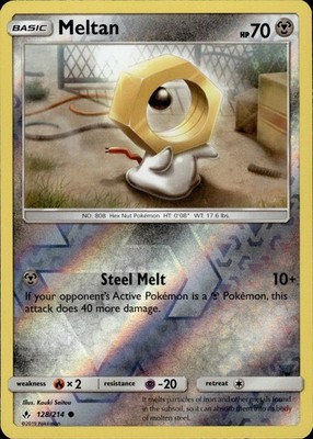 Meltan 128/214 Unbroken Bonds Ungraded