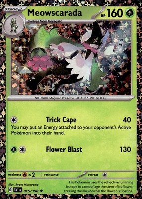 Meowscarada 015/198 Miscellaneous Cards & Products Ungraded