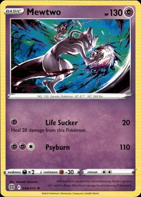 Mewtwo 056/172 Brilliant Stars Ungraded