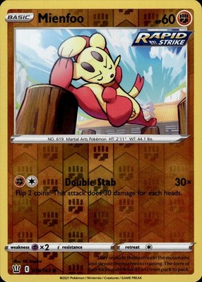 Mienfoo 076/163 Battle Styles Ungraded