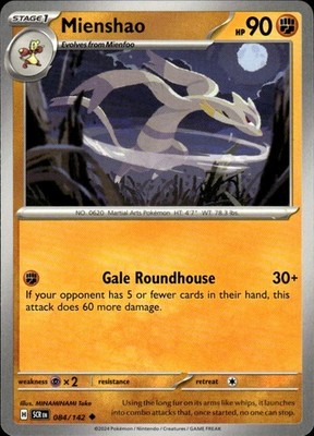 Mienshao 84/142 Stellar Crown Ungraded