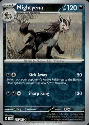 Mightyena 106/162 Temporal Forces Ungraded