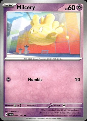 Milcery 64/142 Stellar Crown Ungraded