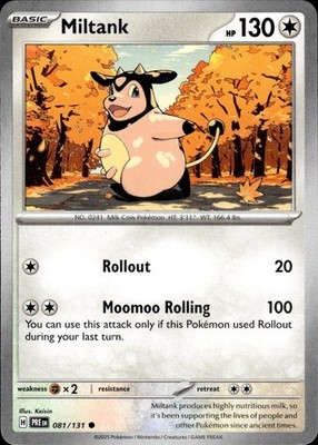 Miltank 081/131 Prismatic Evolutions Ungraded