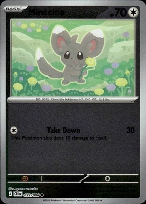 Minccino 072/086 Chaos Rising Ungraded
