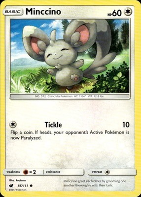 Minccino 85/111 Crimson Invasion Ungraded